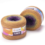 Mezgimo siūlai YarnArt Flowers 250g, spalva 315