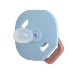 Silikoninis čiulptukas su dėklu Mother-K, nuo 0 mėn., mėlynas