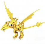 Konstruktorius Godzilla King Ghidora figūrėlė HeroBricks, 26cm