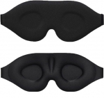 Kvėpuojanti miego kaukė Unisex , juoda