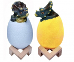 RGB LED Dinozaurų naktinė lemputė &scaron;vytintis kiau&scaron;inis vaikams