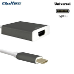 Qoltec Adapteris USB 3.1 tipo C male / HDMI A