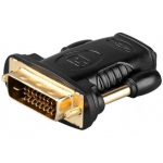 Goobay 68931 HDMI&trade;/DVI-D adapter, gold-plated