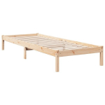 vienvietė lova，suaugusiųjų lova,Lovos rėmas be čiužinio, 80x210cm, pu&scaron;ies masyvas, itin ilgas CFE1299441