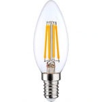 LED siūlinė lemputė Visional, E14, C35, 4W, 520lm, 3000K