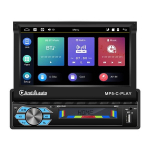 Automobilio monitorius 7" Podofo A3012 Carplay&Android Auto,