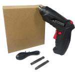 Elektrinis atsuktuvų įkraunamas ličio akumuliatorius belaidis elektros atsuktuvų daugiafunkcinis elektrinis gręžimo &bdquo;pasidaryk pats&ldquo; elektrinis įrankis black 4pcs