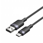 Greitas Įkrovimo Kabelis Usb 2.0 A Į Usb-C 3A Telefonams 1 M