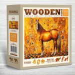 Medinė dėlionė, Vienos arklys, woodencity, NB 0703-L