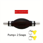 Rankinis kuro perpylimo siurblys su gnybtais, 12 mm, 12mm+2 Snap