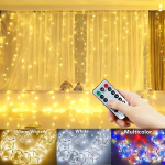 LED kalėdinė &scaron;viesų užuolaida,  Daugiaspalvis