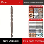 Daugiafunkcinis grąžtas plytelėms, betonui, metalui, 10mm-1vnt
