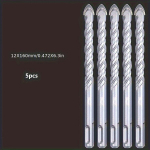 Trikampių grąžtų rinkinys 12x160mm, 5 vnt., 5 vnt 12 mm grąžtas