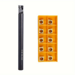 CNC tekinimo įrankių laikiklis S12M-SCLCR09 su 10 plok&scaron;telių, 1PC S12M-SCLCR09+10PCS CCMT