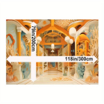 Kūrybingas ra&scaron;tas kilimėlis, 79 * 118 colių / 200 * 300 cm