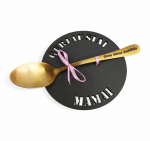 Arbatinis &scaron;auk&scaron;telis su padėkliuku puodeliui &bdquo;Mamai&ldquo;, įvairių spalvų, 1 vnt.