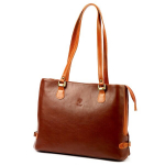 Moteri&scaron;ka rankinė Florence 14 - Ruda, ruda camel