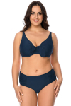 Bikini liemenėlė moterims, Vivisence, maudymosi kostiumėlis, bikinio vir&scaron;us, be modelio, mink&scaron;tos liemenėlės kau&scaron;eliai, užsegamas nugaroje, tamsiai mėlyna, 80E, 80E