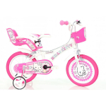 Vaiki&scaron;kas dviratis Dino Bikes Hello Kitty 2 16" rožinis/baltas