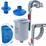 Skimeris vandens valytuvas sodo baseinui + pavir&scaron;iaus filtras, rinkinys