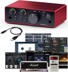 Focusrite Scarlett Solo 4th Gen Usb garso sąsaja + programinė įranga