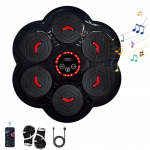 Muzikos bokso ma&scaron;ina bluetooth su garsiakalbiu ir &scaron;viesomis treniruotėms namuose