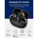 Lenovo E310 True belaidžiai stereo ausiniai - Bluetooth 5.3 ENC - 13 mm garsiakalbis - Juoda