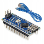 Msalomon Arduino Nano v3.0 Ch340 Atmega328 modulis + lituotas kabelis