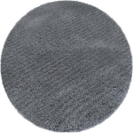 Alpaka Strado 150x150 apvalus kilimas - AlpaGrey
