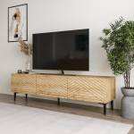 TV staliukas Asir Felix, 160x44.1x31.4 cm, ąžuolas