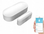 Durų langų atidarymo jutiklis Zigbee Tuya Zigbee2mqtt + apsauga nuo sabotažo