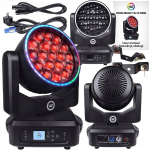 Judanti galva Led sceninis prožektorius Light4me Zoom Wash 19x15 Ring