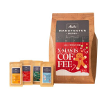 Melitta Manufaktur-kaffee advento kalendorius 2024, 24 skirtingos specialios kavos, kavos pupelės, nemalta, specialus leidimas, skrudinta Vokietijoje, 24 x 50 g