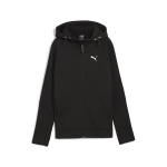 Laisvalaikio džemperis moterims PUMA EVOSTRIPE Full-Zip Hoodie PUMA Black - 68167001, juodas