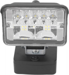 11&ndash;15 w belaidis led darbo žibintas, 1000&ndash;1200 lm ne&scaron;iojamas led darbo žibintas, cinko lydinio lempos galvutė, vidaus ir lauko darbo ap&scaron;vietimas, skirtas power x change serijai