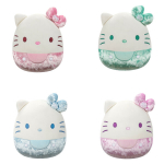 Pliu&scaron;inis žaislas Squishmallows Hello Kitty aksominis leidimas, 20 cm