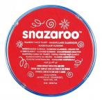 Snazaroo raudoni dažai veidui ir kūnui, 18ml