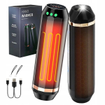 3in1 Split Magnetic rankų &scaron;ildytuvas Usb 3 temperatūros su žibintuvėliu ir powerbank