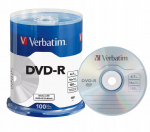 Dvd-r Verbatim 4,7 gb diskai - 100 vienetų, patikimi