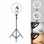 Led žiedinė lempa ring 80w + stovas 180 cm tiktok insta fb youtube