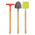 3 didelių sodo įrankių rinkinys - ECOIFFIER - 4338 - Pasiruo&scaron;kime žemei - 70 cm