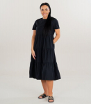 Vero Moda moteri&scaron;ka suknelė 10337521*01, juodas/ juodas