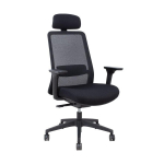 Biuro kėdė Home4You Santo, juoda