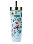 Termo puodelis su &scaron;iaudeliu Contigo Luxe Tumbler 720 ml &ldquo;Summer Periwinkle&rdquo;