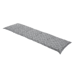 Lauko suoliuko pagalvėlė Patio, 170x49 cm, pilka