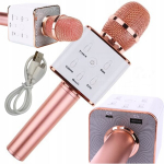 Belaidis bluetooth karaoke mikrofonas su usb garsiakalbiu vaikams
