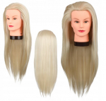 Ponik's Treniruočių galva, manekenas &scaron;ukuosenų mokymuisi, &scaron;viesus blondinas, 60 cm