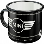 Nostalgic-art Emaliuotas puodelis Mini Logo Black