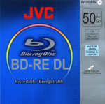 Jvc bd-re dl 50gb printable 1 vnt.