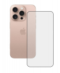 Fusion full glue 5D grūdintas stiklas pilnai uždengtas rėmeliu Apple iPhone16e juodas